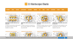 Desktop Screenshot of elhoroscopodiario.org
