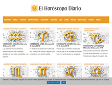 Tablet Screenshot of elhoroscopodiario.org